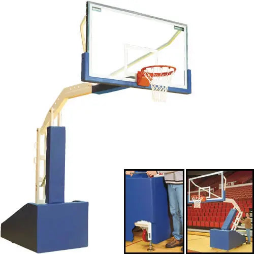 Athletic Connection Adjustable Basketball Goal 42x72 Glass Backboard SKU 20026189