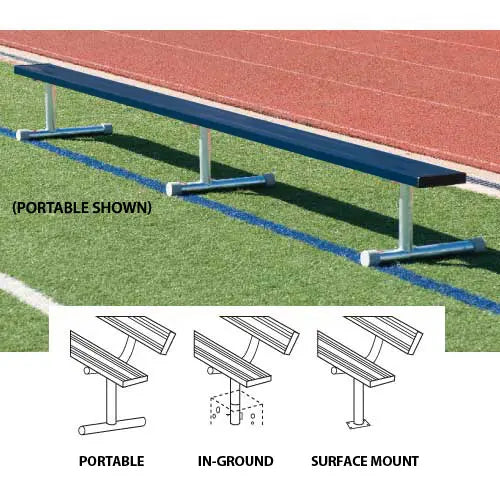 Athletic Connection Aluminum Bench 21 BEPD21C